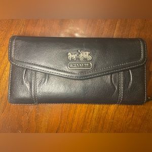 Coach black wallet